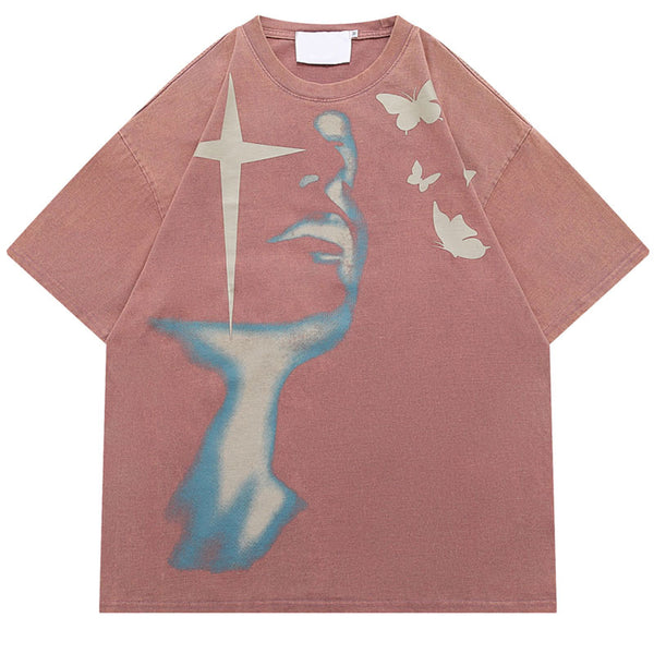 graphic overfit tee - Chic Streetwear
